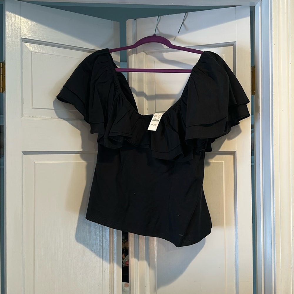 New With Tags Jcrew Ruffle Top